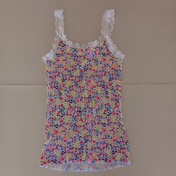 Victoria's Secret Floral Pajama Tanktop Women's Size Small - Picture 2 of 6